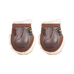 TdeT - Kogelbeschermers Design - Gevoerd met synthetisch bruin schapenvacht | - Ohlala