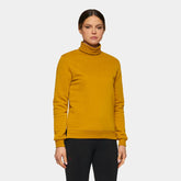 Cavalleria Toscana - Sweat col montant femme yellow ocre | - Ohlala