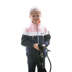 Eden by Pénélope Store - Kindervest met rits Native marineblauw/roze | - Ohlala