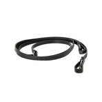 Canter - Rênes de cheval cuir lisse 16 mm Noir | - Ohlala
