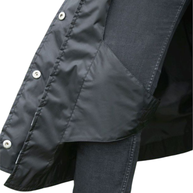 Equithème - Veste de pluie longue Ridercoat noir