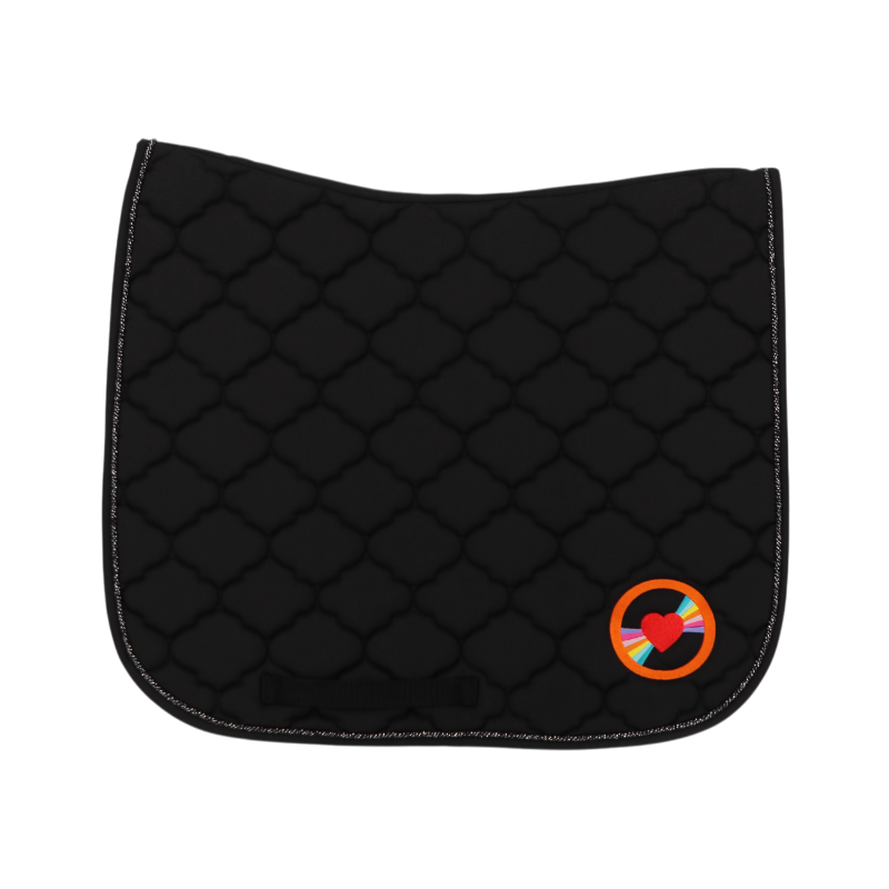 Riding World - Tapis de dressage édition anniversaire Rope noir logo OHLALA
