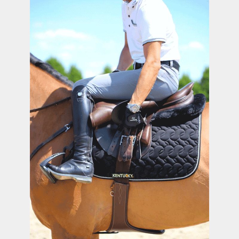 Kentucky Horsewear - Sangle bavette noire | - Ohlala