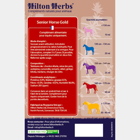 Hilton Herbs - Compléments alimentaire Cheval agé SENIOR HORSE GOLD 3L | - Ohlala