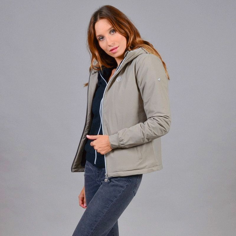 Harcour - Veste manches longues femme Simhat taupe | - Ohlala