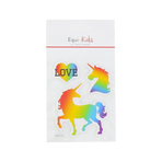 Equi-kids - Relief eenhoorn stickers love | - Ohlala