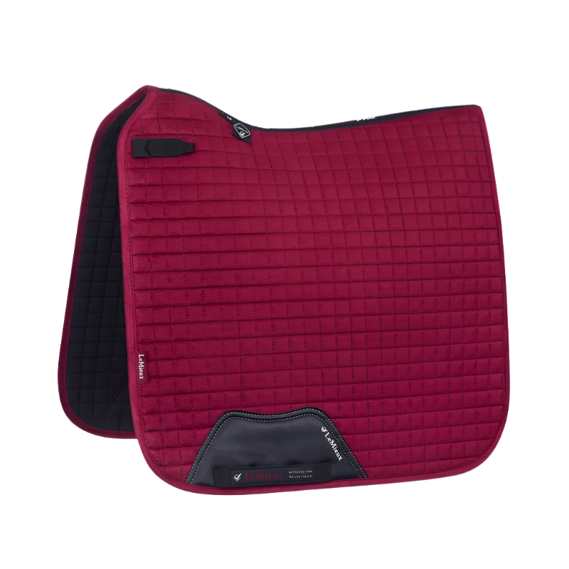 LeMieux - Tapis de dressage Suede Square Mulberry