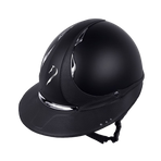 Antarès Sellier - Casque Galaxy Visière Strass Eclipse Noir / Noir | - Ohlala