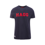 Hagg - T-shirt manches courtes homme marine/ rouge | - Ohlala