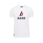 Hagg - T-shirt manches courtes homme blanc | - Ohlala