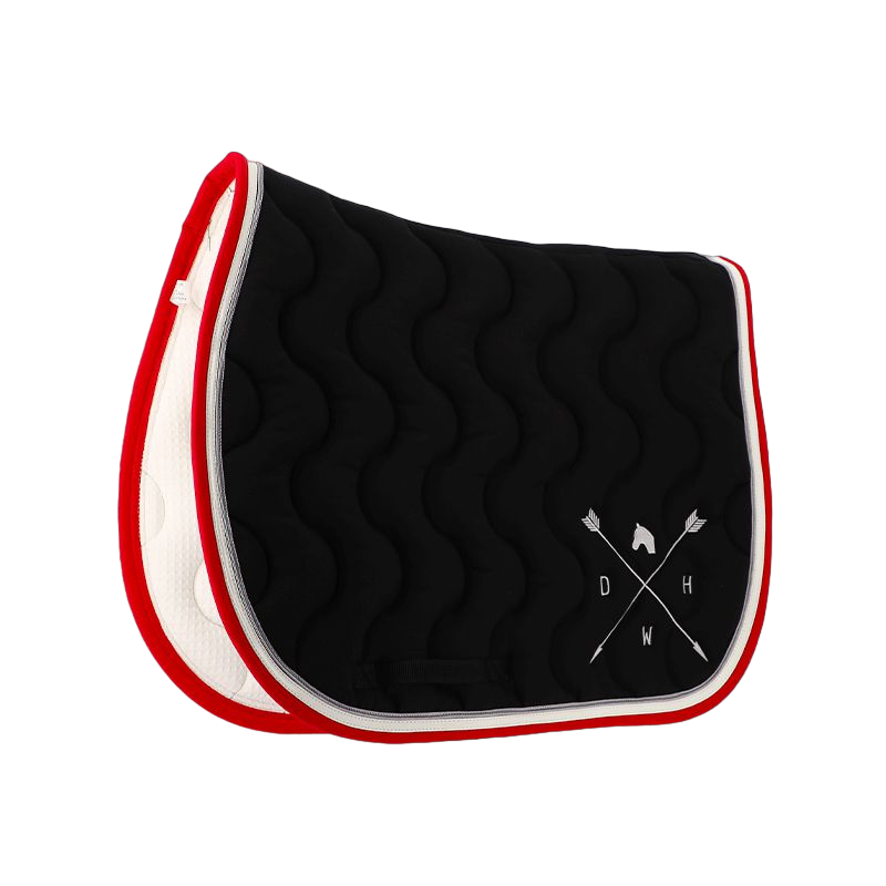 Dance With Him - Tapis de selle noir/ blanc/ rouge | - Ohlala