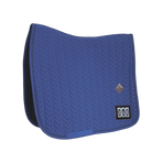 Kentucky Horsewear - Marineblauw dressuurzadeldekje Fishbone | - Ohlala