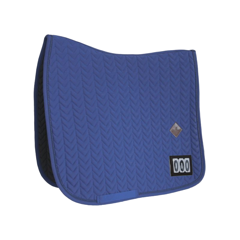 Kentucky Horsewear - Tapis de dressage fishbone marine | - Ohlala