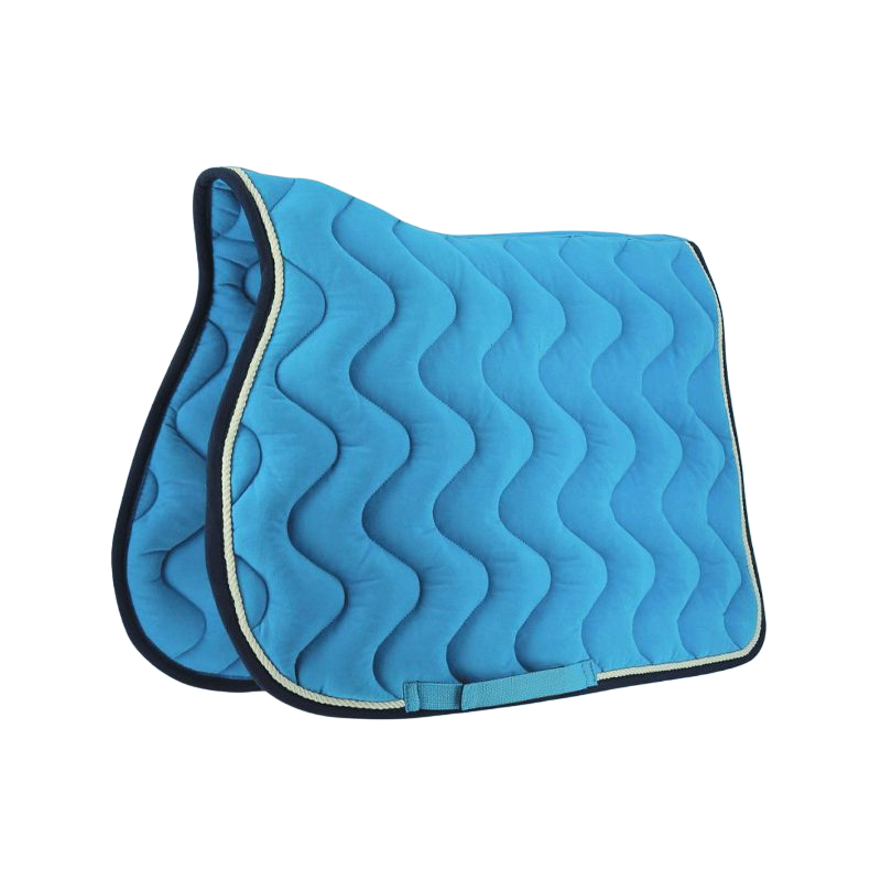 Equithème - Tapis de selle polyfun turquoise | - Ohlala