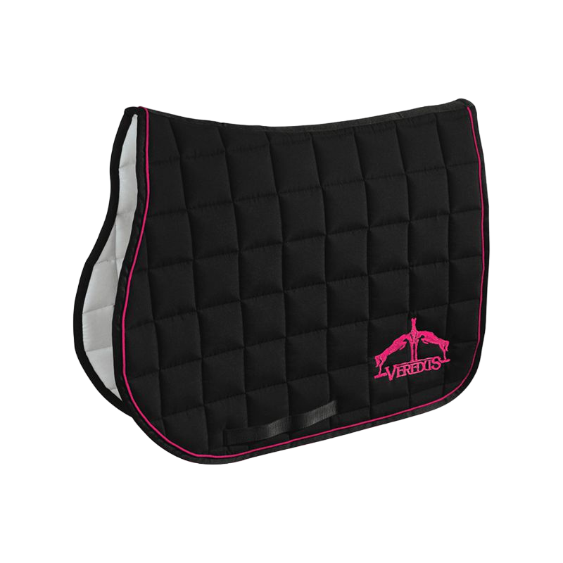 Veredus - Tapis de Selle Color Edition Noir/ Fuchsia | - Ohlala