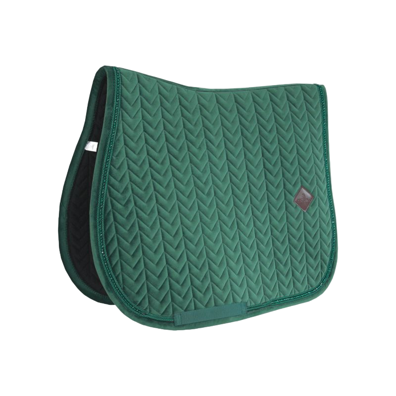 Tapis De Selle EQUIPAD Velours Contact étroit Mousse Mémoire De Forme - Sarcelle - Neuf