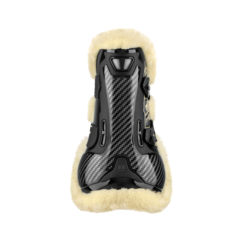 Veredus - Guêtres ouvertes antérieures Carbon Gel Absolute Save the Sheep noir