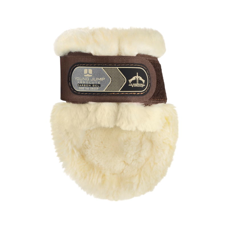Veredus - Protège-boulets Young Jump Absolute Carbon Gel Save the Sheep marron | - Ohlala