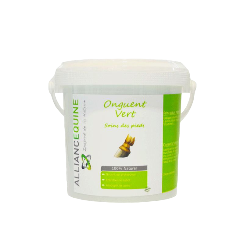 Alliance Equine - Onguent pour sabots vert nourrissant 1 L | - Ohlala