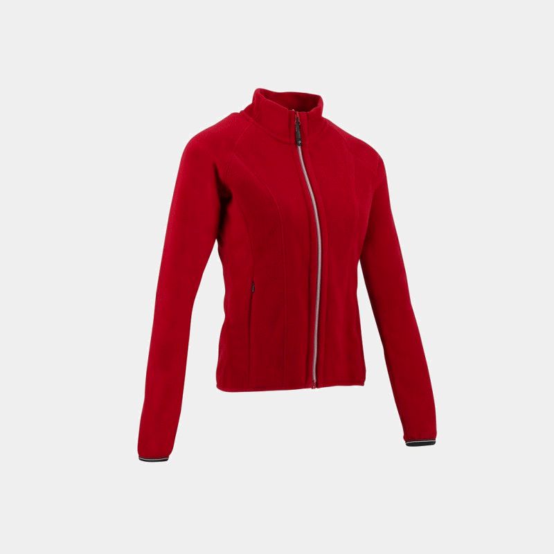 Equithème - Veste polaire femme Lena cerise | - Ohlala