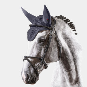 Equiline - Bonnet pour chevaux anti-bruit Gerald Marine | - Ohlala