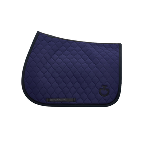 Cavalleria Toscana - Tapis de selle Circular Quilted Jersey midnight blue | - Ohlala