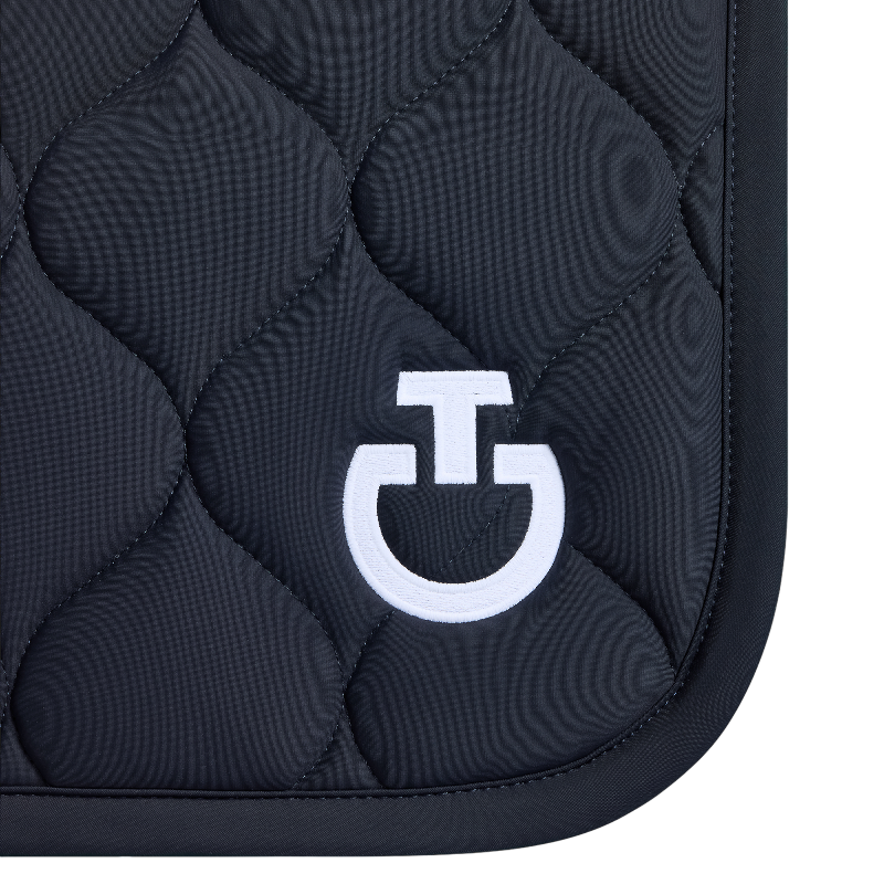 Cavalleria Toscana - Tapis de selle New Circular Quilted Jersey marine | - Ohlala