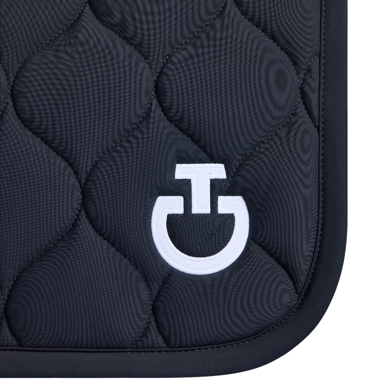 Cavalleria Toscana - Tapis de selle New Circular Quilted Jersey marine