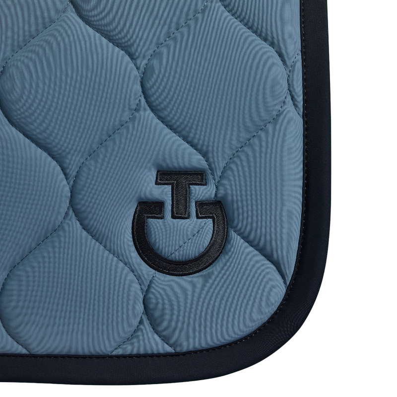 Cavalleria Toscana - Tapis de selle New Circular Quilted Jersey peacook green | - Ohlala