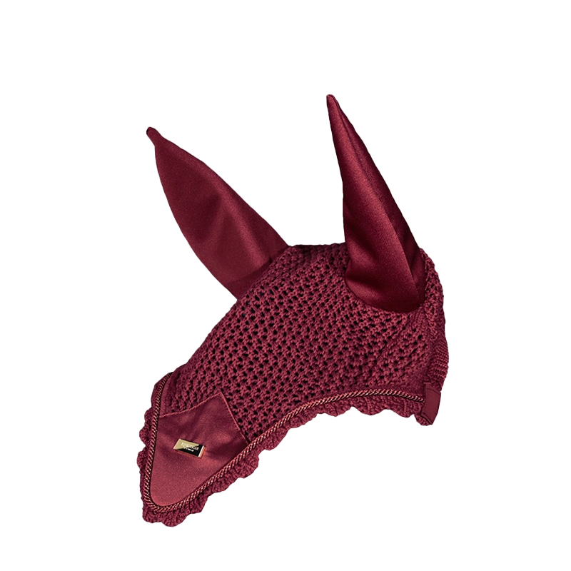 Equestrian Stockholm - Bonnet pour chevaux New Maroon | - Ohlala