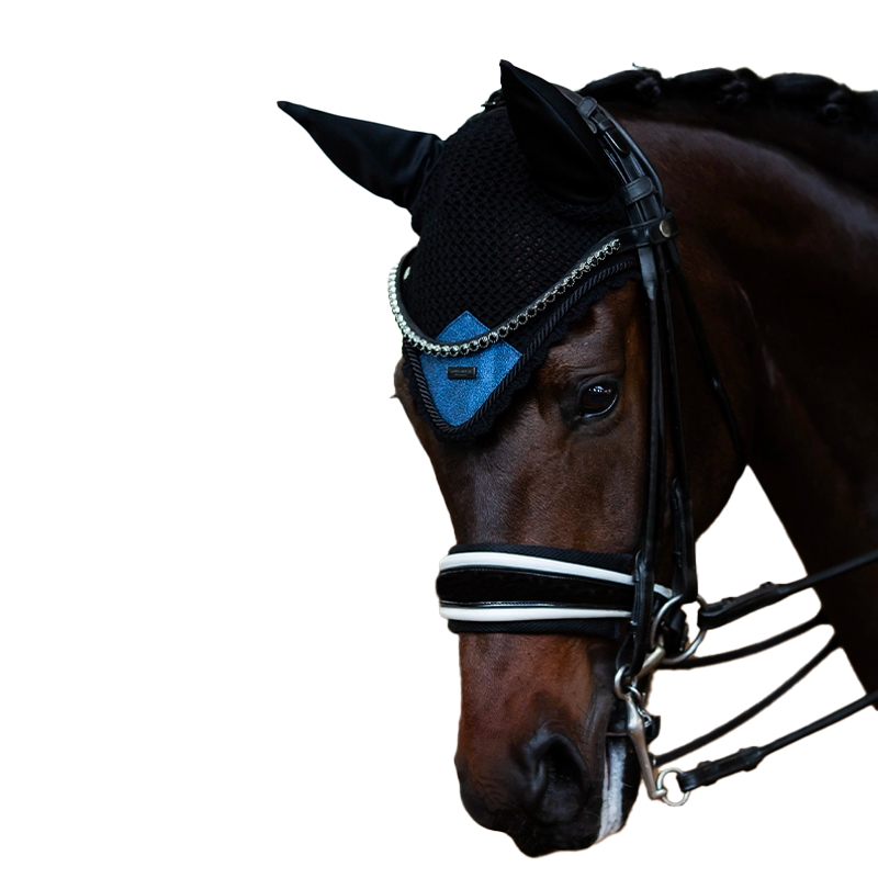 Equestrian Stockholm - Bonnet pour chevaux Polar Night Glimmer | - Ohlala