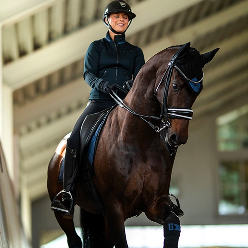 Equestrian Stockholm - Bonnet pour chevaux Polar Night Glimmer | - Ohlala