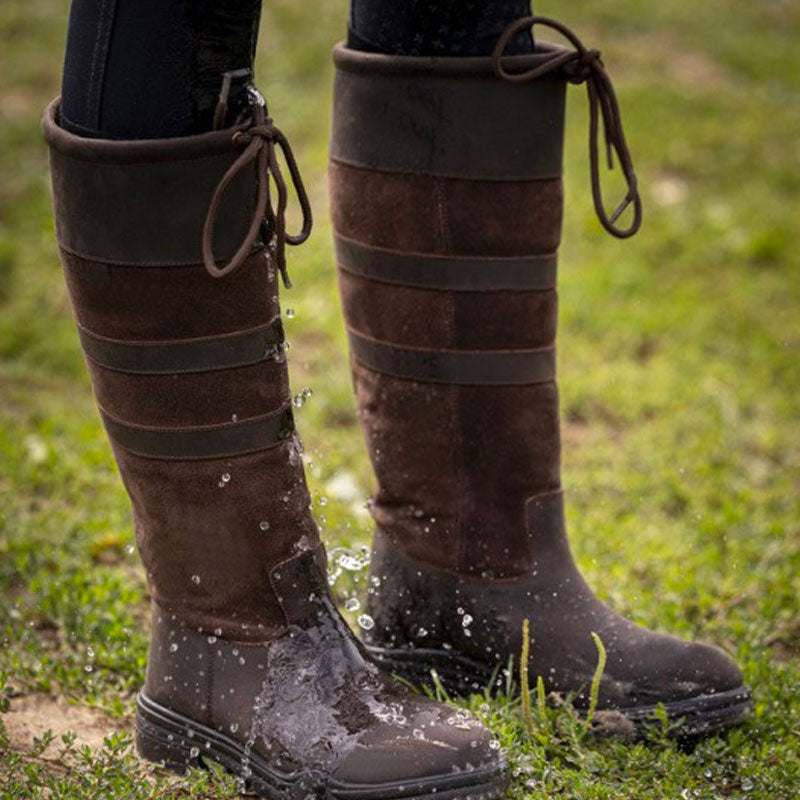 Equithème - Bottes Country brun | - Ohlala