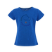 Equithème - T-shirt à manches courtes enfant Claire bleu monaco | - Ohlala