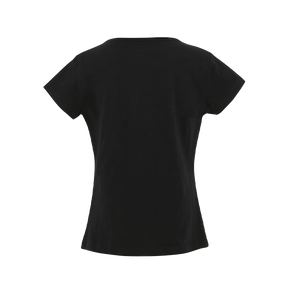Equithème - T-shirt à manches courtes enfant Claire noir | - Ohlala