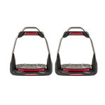 Freejump - Air's stijgbeugels rood plat platform / rechts oog / zwart / zwart | - Ohlala