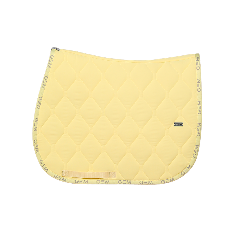 GEM - Tapis de selle Love GEM jaune | - Ohlala