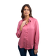 Harcour - Chemise manches longues femme Shamae vieux rose | - Ohlala
