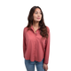 Harcour - Chemise manches longues femme Sharly vieux rose | - Ohlala