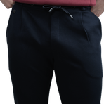 Harcour - Heren chino casual broek Brado zwart | - Ohlala