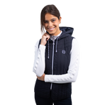 Harcour - Dames mouwloos vest Berty marineblauw | - Ohlala