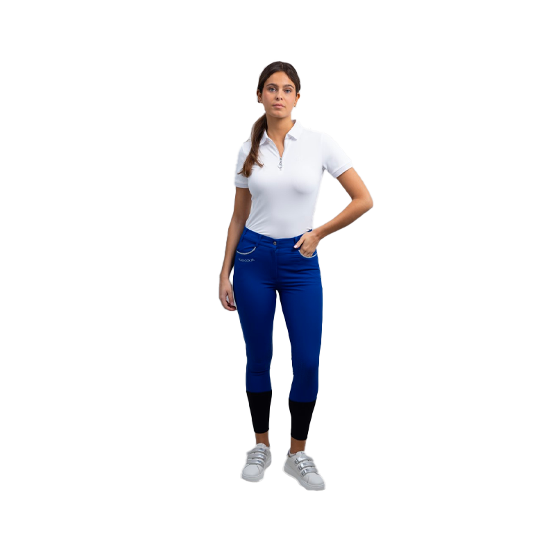 Harcour - Pantalon d'équitation femme Jaltika bleu électrique | - Ohlala