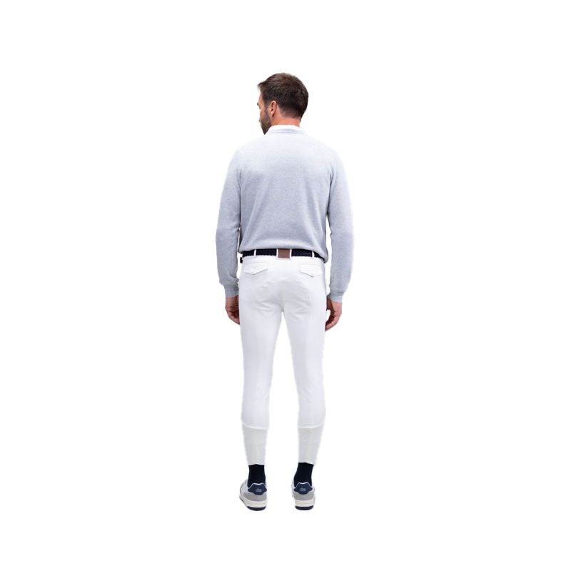 Harcour - Pantalon d'équitation homme fix system grip Costaso blanc | - Ohlala