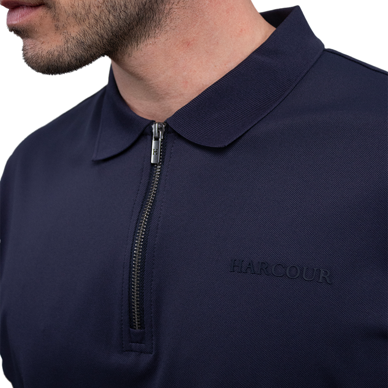 Harcour - Polo technique homme Pavo marine | - Ohlala