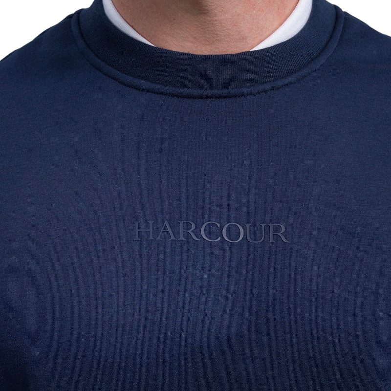 Harcour - Sweat manches longues homme Shelton marine | - Ohlala