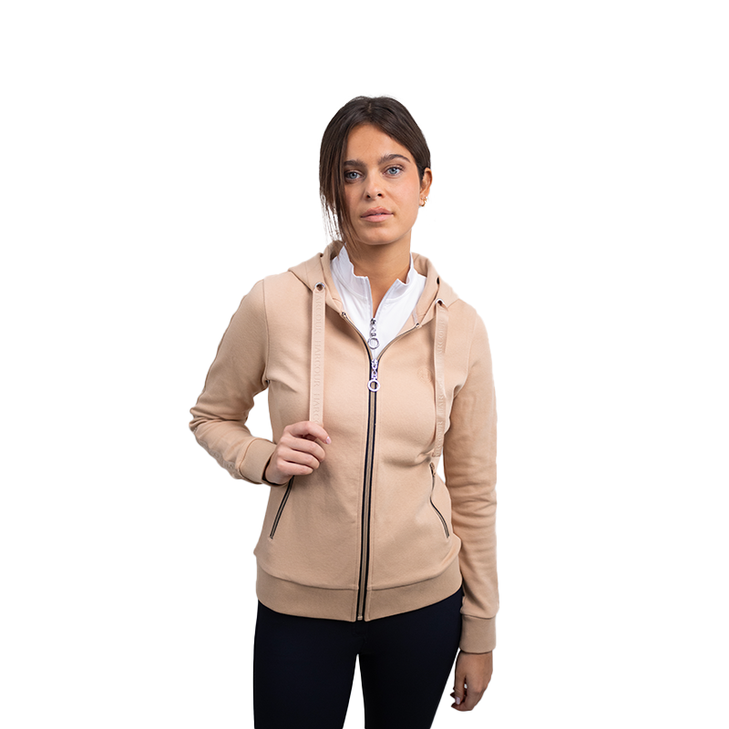 Harcour - Sweat manches longues femme Sultan sable | - Ohlala