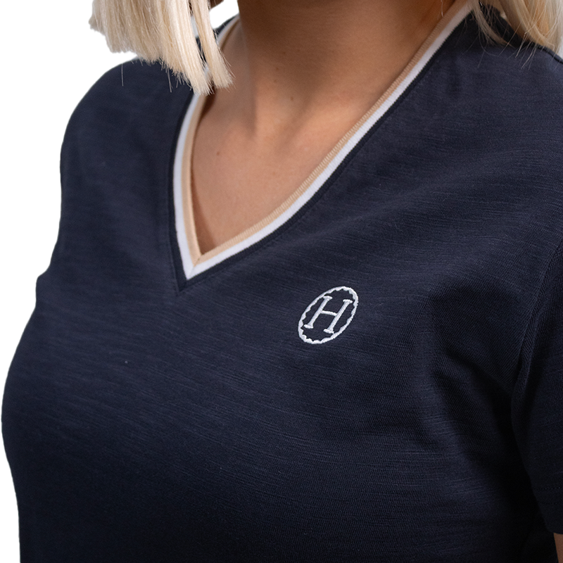 Harcour - T-shirt manches courtes femme Telav marine | - Ohlala