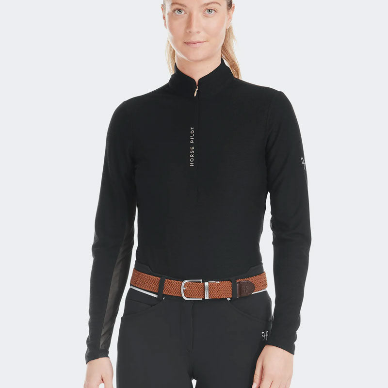 Horse Pilot - Baselayer femme Suntech noir