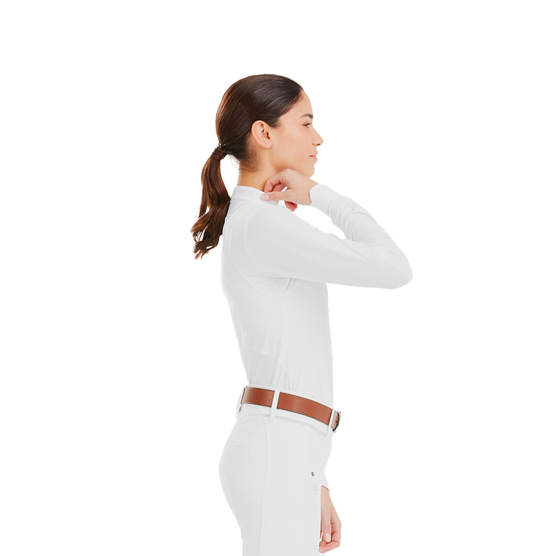 Horse Pilot - Chemise manches longues femme Aerolight blanc 2.0 | - Ohlala