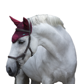 Horseware - Bonnet pour chevaux bordeaux/ marine | - Ohlala
